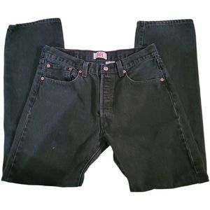 Vintage 501xx Levi's Black Denim Jeans